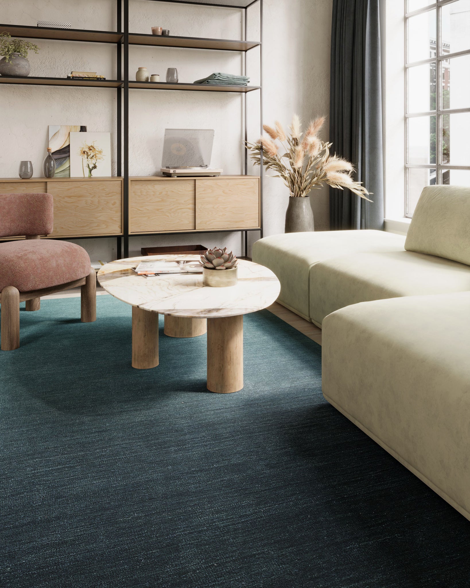 OMB-1 BLUE | Momeni Rugs
