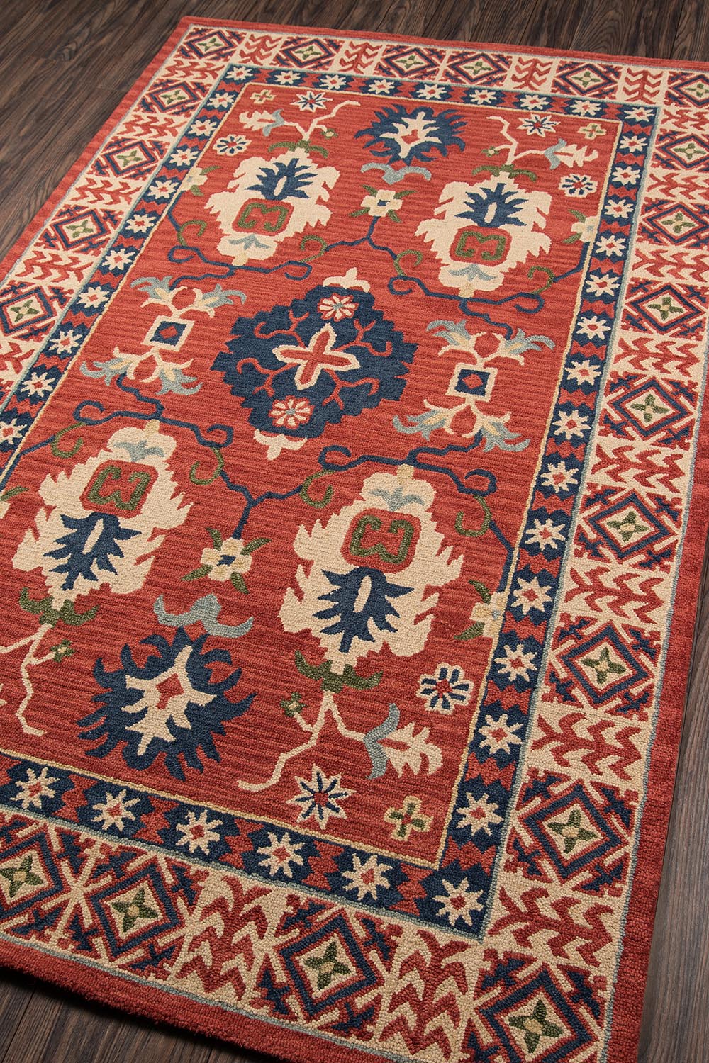 Tan Red Rugs TAN-3 RED | Momeni Area Rugs