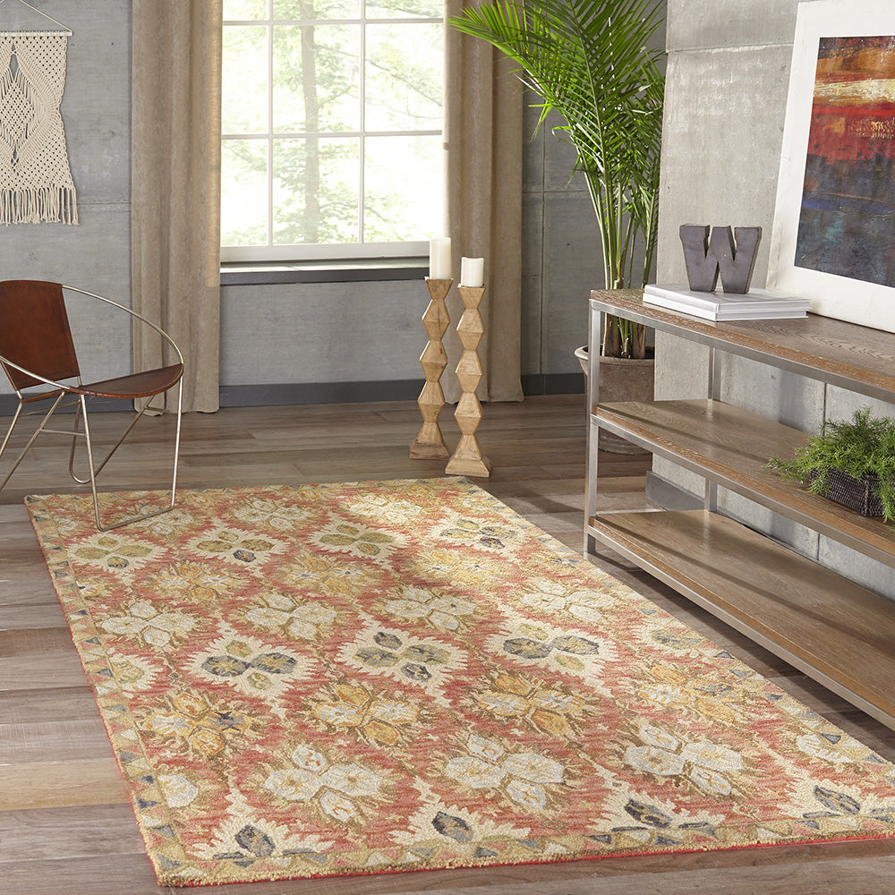 Tan Red Rugs TAN-17 RED | Momeni Area Rugs